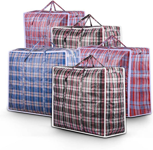 AAYAW laundry bags with zips & handles (Pack of 5)