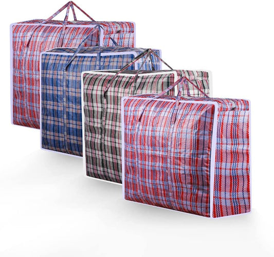AAYAW laundry bags with zips & handles (Pack of 4)
